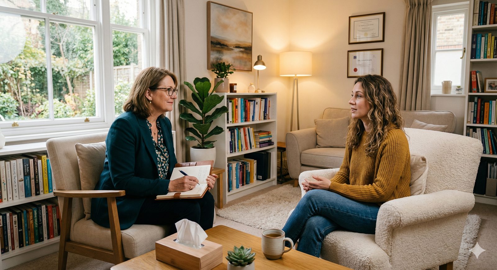 Neuropsychologue en consultation